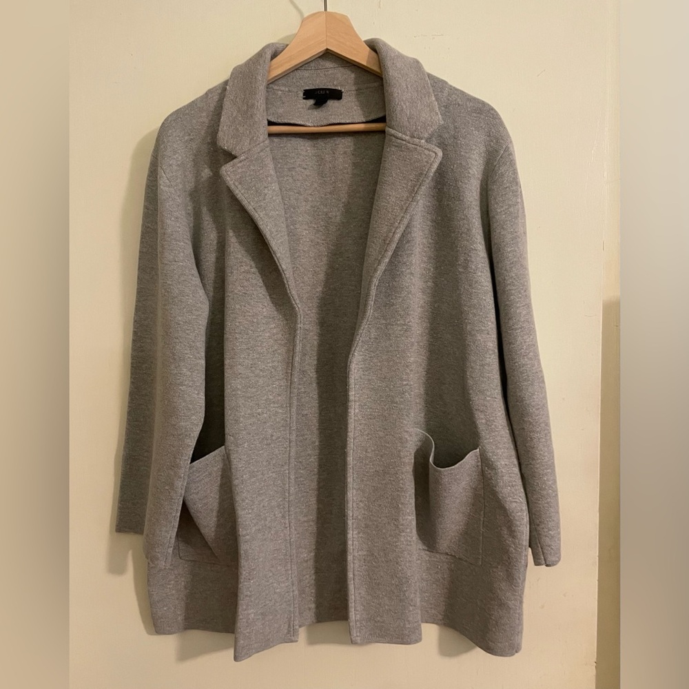 J Crew Sweater Blazer XL